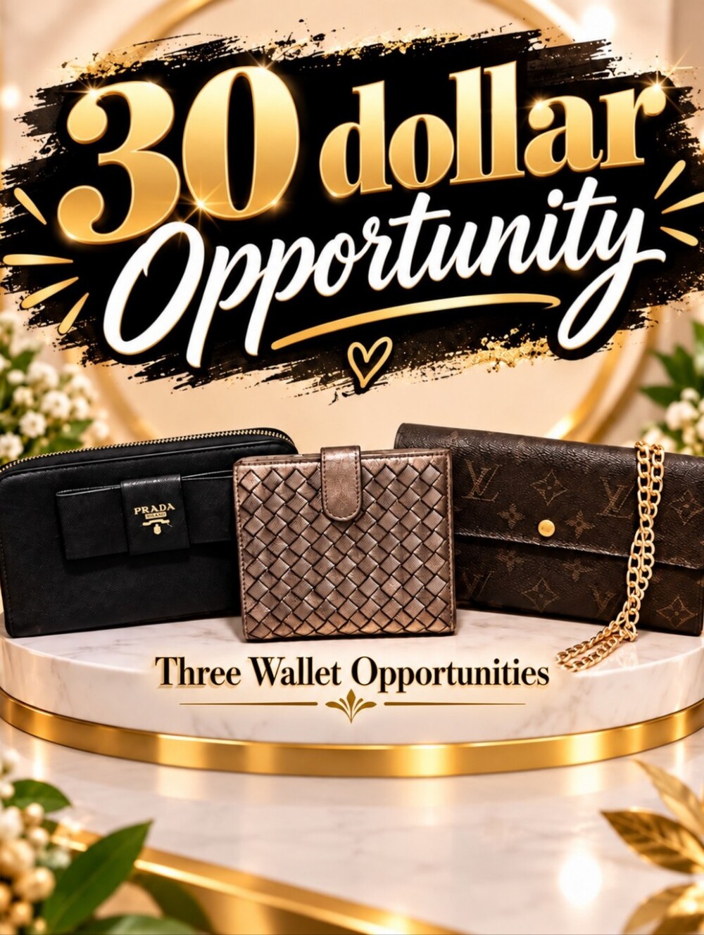 LV, Prada & Bottega Wallet Opportunity